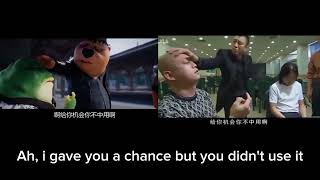 Chinese beaver and frog meme comparison with english subtitles [upl. by Anrahc]