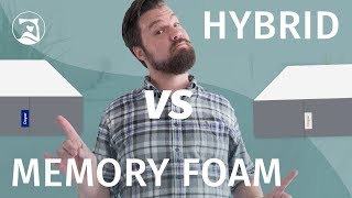 Memory Foam vs Hybrid Mattress  Which Is Best [upl. by Ahcropal]