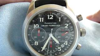 芝柏 Girard Perregaux Ferreri F1047 Ref4955 Aluminium Chronograph Function Testing [upl. by Andel]