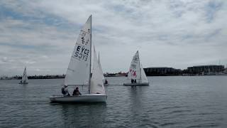 C420 Roll Tack Practice Light Wind [upl. by Arten]