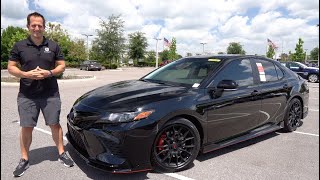 Is the 2021 Toyota Camry TRD the BEST sport sedan for the price [upl. by Olympie284]