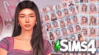 PACK DE CABELOS FEMININO THE SIMS 4 🎀​ [upl. by Saunder]