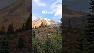 Mt Rainier timelapse mountains volcano sunrise scenery nature travel traveling [upl. by Rehsu]