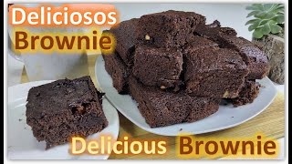 Brownie receta fácil [upl. by Atnomed]