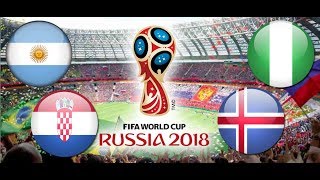 TURNIEJ PANINI FIFA WORLD CUP RUSSIA 2018 ARGENTYNA  CHORWACJA  NIGERIA  ISLANDIA [upl. by Eriuqs]