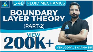 Fluid Mechanics  Module 5  Fluid Flow I Boundary Layer Theory  Part 2 Lecture 48 [upl. by Irmo]