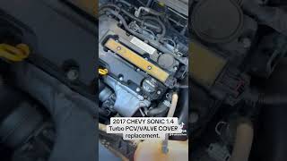 2017 CHEVY SONIC 14  p0171  p0106  p1101 codes CHECK THE PCV VALVE [upl. by Clem]