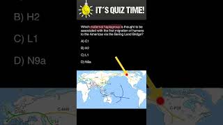 mtDNA haplogroup of the earliest migrants to Americas [upl. by Yrennalf]