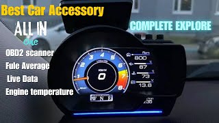 A501 Auto Meter Car HUD Review amp Unboxing  OBD2 Turbo Gauge amp Security Alarm [upl. by Asikal533]