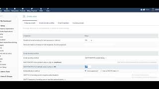 email setup Dolibarr ERP [upl. by Ydurt]