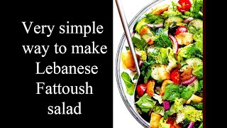 Fattoush Salad recipe [upl. by Paul46]