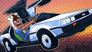 GTA 5 Dooms Day Heist Act 1 Prep Flying DeLorean Fails [upl. by Yates]