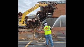 Old Clarkesville Ingles store demolition begins [upl. by Adnawak]