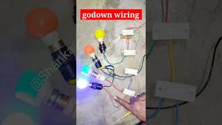 Godown wiring  electrical house wiring wiring electricalwiring rewiring [upl. by Dur]