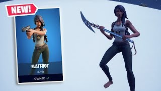 NEW FLATFOOT Skin Gameplay in Fortnite [upl. by Proctor797]