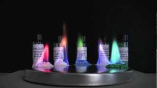 Five Chemical Flame Test Kit  Make Red Yellow Green Violet and Blue Flames [upl. by Nonnelg785]