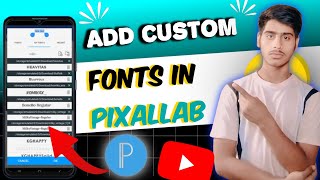 how to add custom fonts in pixellab  pixellab me font kaise add kare  ‎ManojDey thumbnail font👌 [upl. by Scornik209]