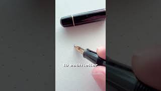 Those letters are so beutifull fountainpen satisfying interestingfacts writingtips [upl. by Farkas]