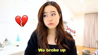 BREAKING UP WITH MY GIRLFRIEND PRANK MUST WATCH😭 [upl. by Atalanti]