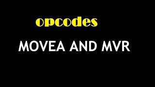 MOVEA and MVR opcode in as400 [upl. by Maiah]