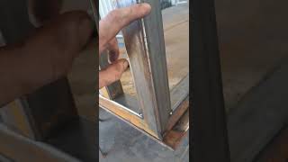 Square tubing fit okie welder welding fabrication fabricator weldlife [upl. by Andrei740]