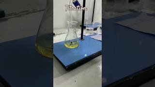 Titration🥼 titration laboratory labchemicals [upl. by Bernice]