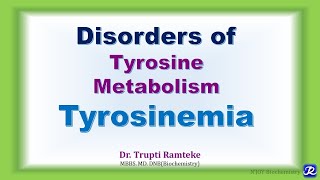 10 Tyrosinemia Disorders of Tyrosine metabolism  Amino acid metabolism  Biochemistry [upl. by Waverly205]