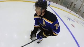 GoPro On the Ice Oshie vs Parise [upl. by Casmey]