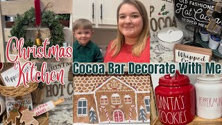 🎄CHRISTMAS HOT COCOA BAR  Christmas Kitchen  Christmas 2023 [upl. by Annauqal274]