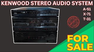 kenwood Music System A 51 X 71 T 31 for Sale I Contact 6284422774 [upl. by Edmea458]