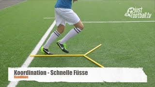 Fussballtraining Schnelle Füsse  Schnelligkeit  Kondition [upl. by Steward177]