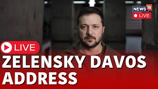 Davos 2024 Live  President Zelenskyy Speech  WEF 2024  Davos 2024  English News  News18 Live [upl. by Eibocaj]