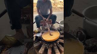 ⚡⚡ Ghevar Sweet Making Process⚡⚡ shorts telugufoodie esangathulu streetfood foodie omelette [upl. by Annayr]