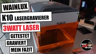 WAINLUX K10 Mini Lasergravierer Zwischen Faszination amp Frustration [upl. by Besnard]