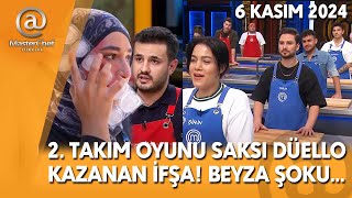 MASTERCHEF 2 TAKIM OYUNU SAKSI DÜELLO KAZANAN İFŞA BEYZA ÇEKİLDİ Mİ 6112024 TV8 CANLI İZLE FULL [upl. by Airetnuhs]