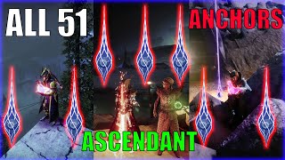 ALL 51 Ascendant Anchors in the Patrol Zones  Destiny 2 [upl. by Elery]