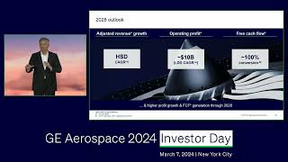 GE Aerospace 2028 Outlook [upl. by Attirehs]