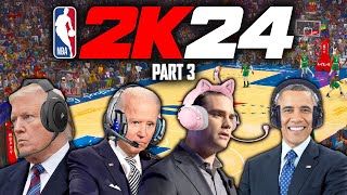 US Presidents Play NBA 2K24 Part 3 [upl. by Twila]