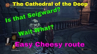 Dark Souls 3 Cathedral Of The Deep 100 complete walkthrough How to find patches and save seigward [upl. by Kelci]