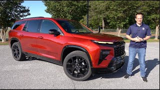 Is the 2024 Chevrolet Traverse RS a BETTER midsize SUV than a Kia Telluride [upl. by Joana812]