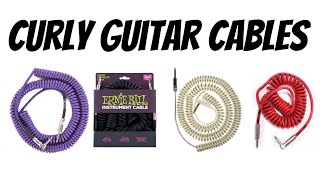 Best Coiled Guitar Cables  5 Curly Cables [upl. by Aixela]