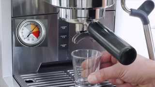 2 Graef Espressomaschine ES 85 und Kaffeemühle CM 800  Den optimalen Espresso zubereiten [upl. by Mutat]