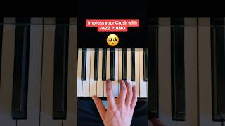 IMPRESS YOUR CRUSH Jazz Piano Tutorial 🥺💚 piano pianomadeeasy easypiano pianolesson [upl. by Nosyla]