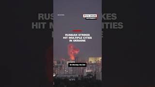 Russian strikes hit multiple cities in Ukraine [upl. by Orban]