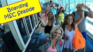 The ultimate guide to boarding MSC Seaside at Port Canaveral [upl. by Dareg]