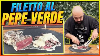 Filetto al pepe verde Ricetta anni 80  Grigliare Duro [upl. by Nailil]