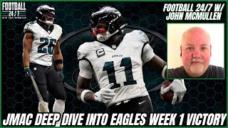 John McMullens FULL RECAP of Eagles Week 1 Victory Over Packers in Brazil [upl. by Nahpets227]