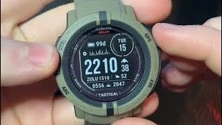 Découverte de la Garmin Instinct 2 Solar Tactical Edition 45mm  Unboxing montre Français [upl. by Nahtnahoj476]