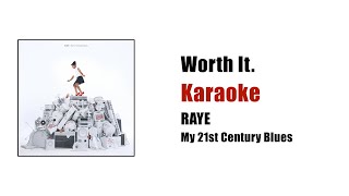 RAYE  Worth It Karaoke w Lyrics amp Backing Vocals [upl. by Seidler]