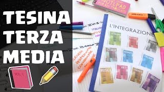 TESINA TERZA MEDIA COLLEGAMENTI ARGOMENTI 📕 [upl. by Hurd780]